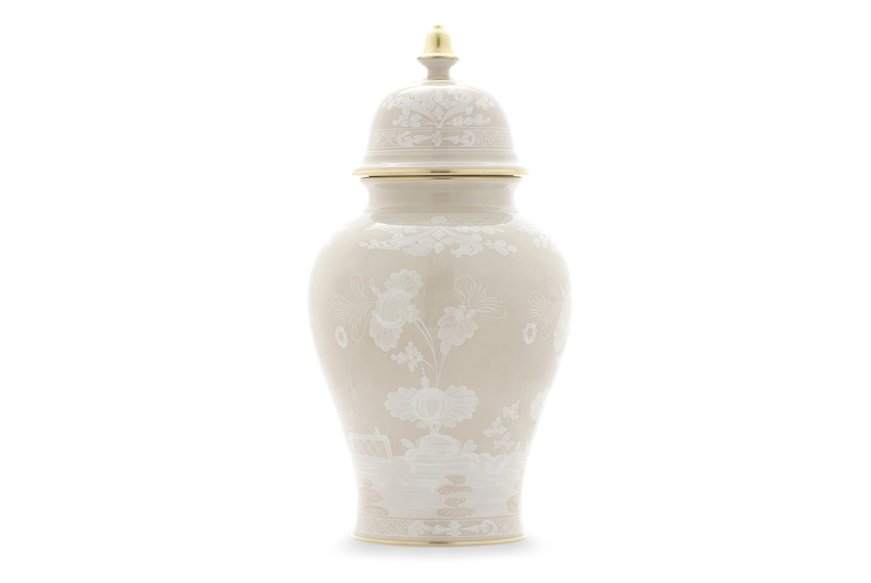 Vase Oriente Italiano Meringa porcelain Richard Ginori