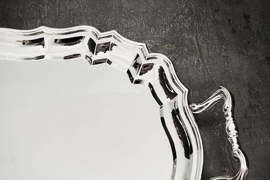 Tray silver 1642 grammi in 700 style Zanolli Vintage