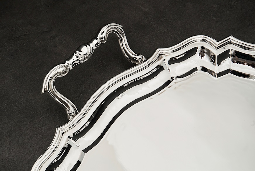 Tray silver 1642 grammi in 700 style Zanolli Vintage