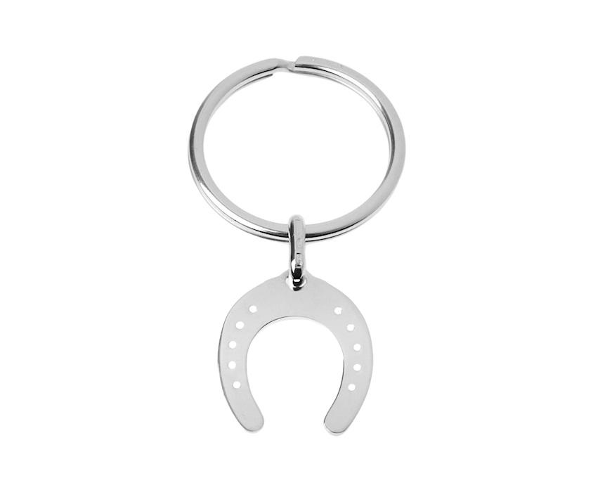 Portachiavi Ferro di cavallo argento Selezione Zanolli