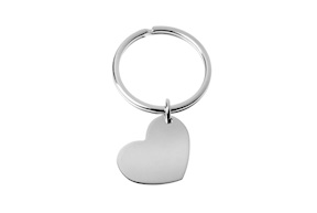 Portachiavi Cuore argento Selezione Zanolli