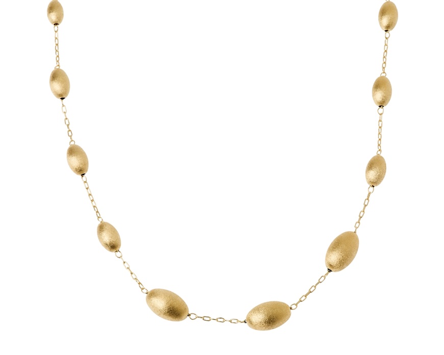 Collana perle tahitiane con chiusura in oro e diamanti round 0,80ct tot
