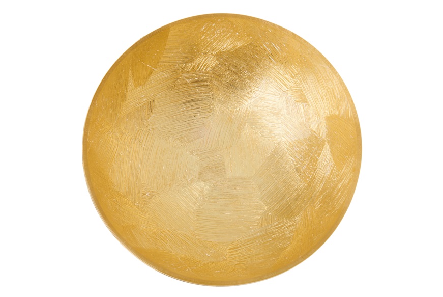 Bowl Brushed gold leaf Selezione Zanolli