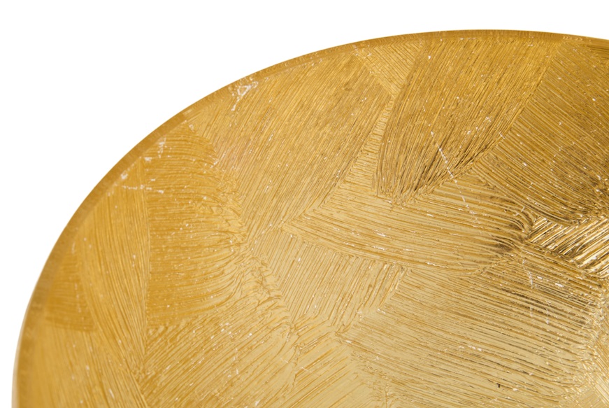 Bowl Brushed gold leaf Selezione Zanolli