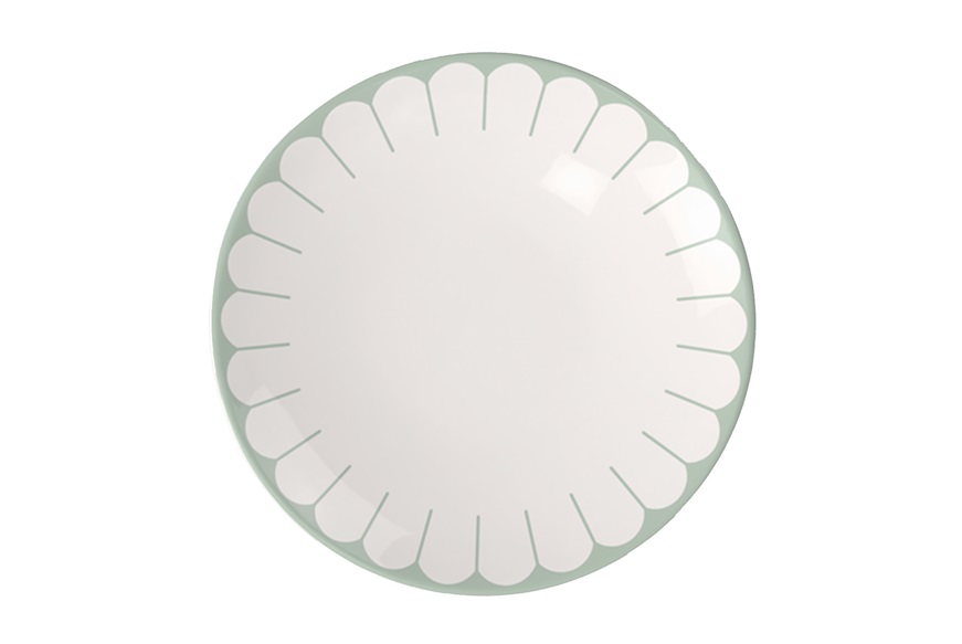 Piatto piano Fleur Vert porcellana Villeroy & Boch