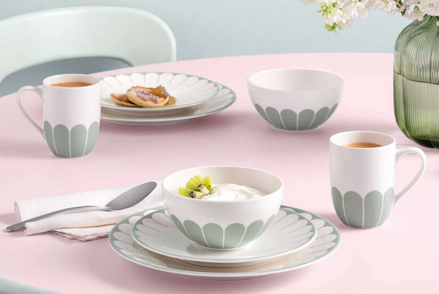 Dessert plate Fleur Vert porcelain Villeroy & Boch