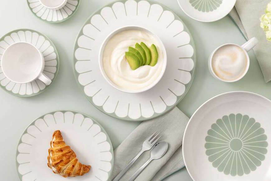 Piatto pasta Fleur Vert porcellana Villeroy & Boch
