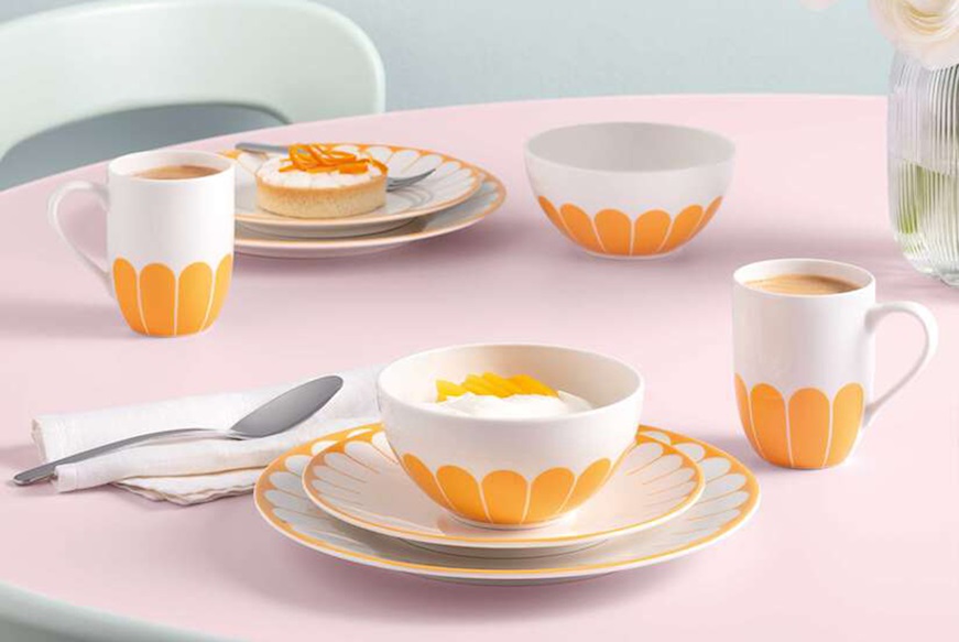 Dessert plate Fleur Soleil porcelain Villeroy & Boch