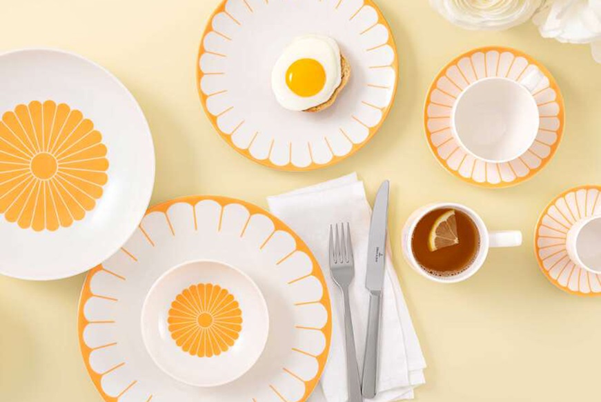 Dessert plate Fleur Soleil porcelain Villeroy & Boch