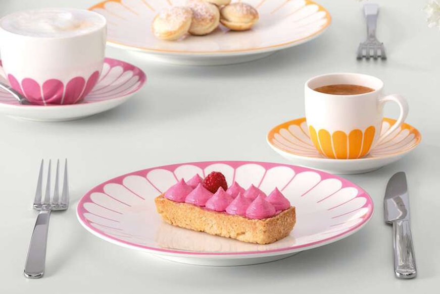 Dessert plate Fleur Cassis porcelain Villeroy & Boch