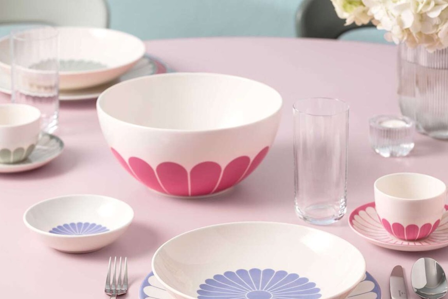 Salad bowl Fleur Couleur porcelain Villeroy & Boch