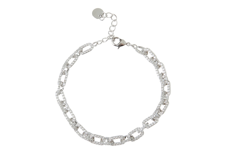 Bracelet brass with zircons Sovrani