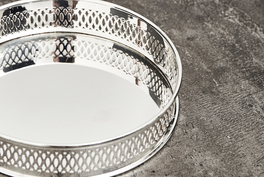 Bottle coaster silver 125 grammi Zanolli Vintage