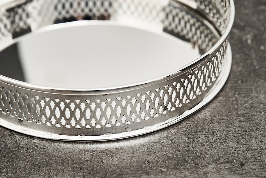 Bottle coaster silver 125 grammi Zanolli Vintage