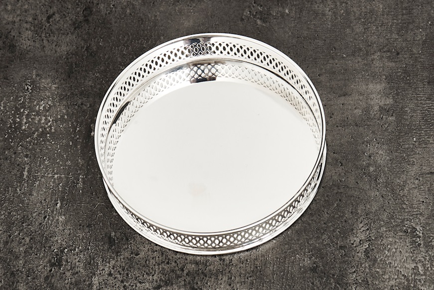 Bottle coaster silver 125 grammi Zanolli Vintage