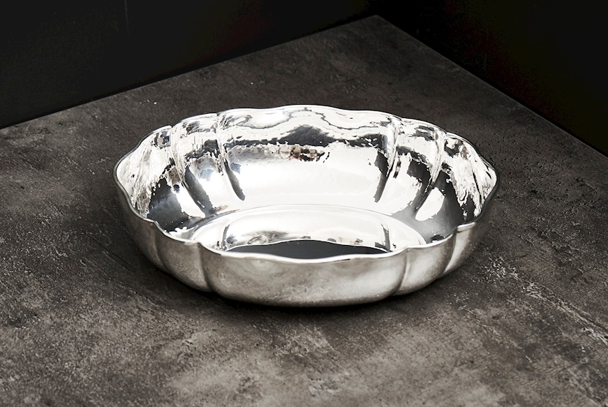 Oval bowl silver 285 grammi Zanolli Vintage
