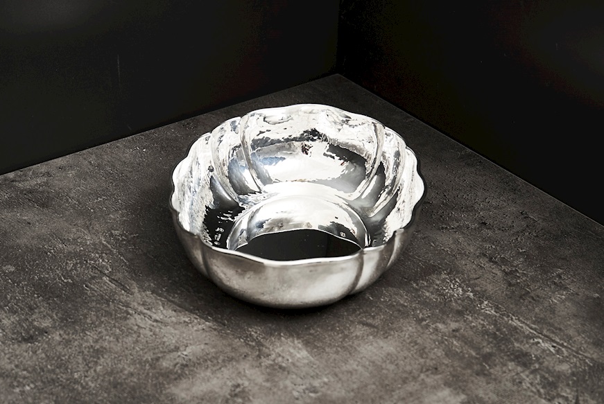 Oval bowl silver 285 grammi Zanolli Vintage