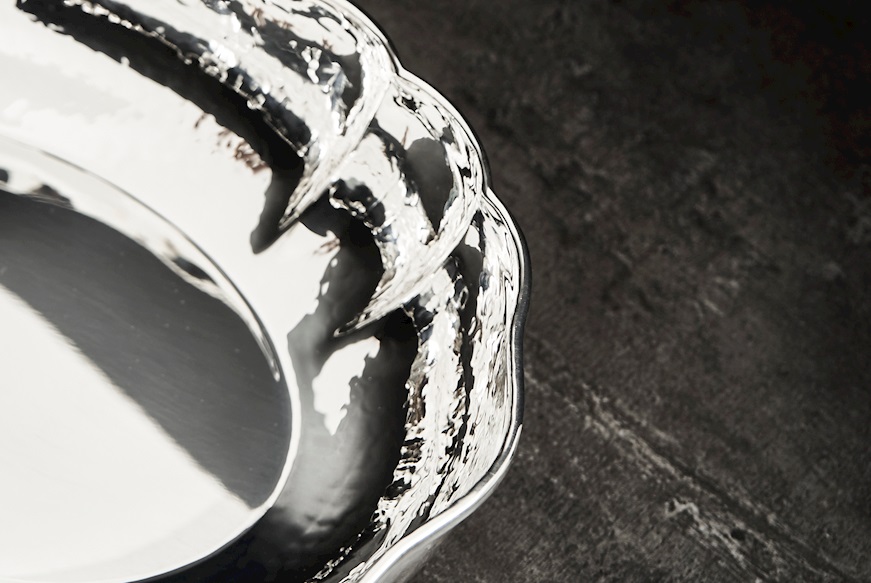 Oval bowl silver 285 grammi Zanolli Vintage