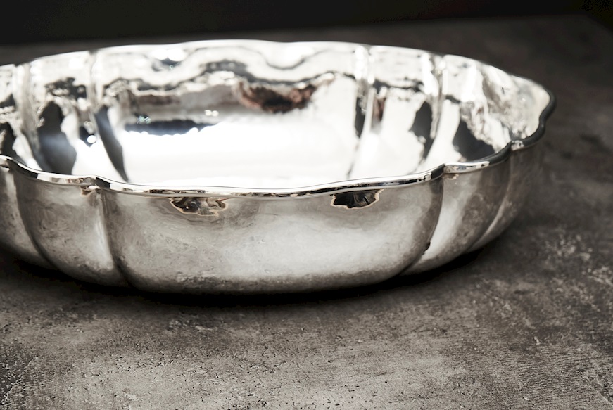 Oval bowl silver 285 grammi Zanolli Vintage
