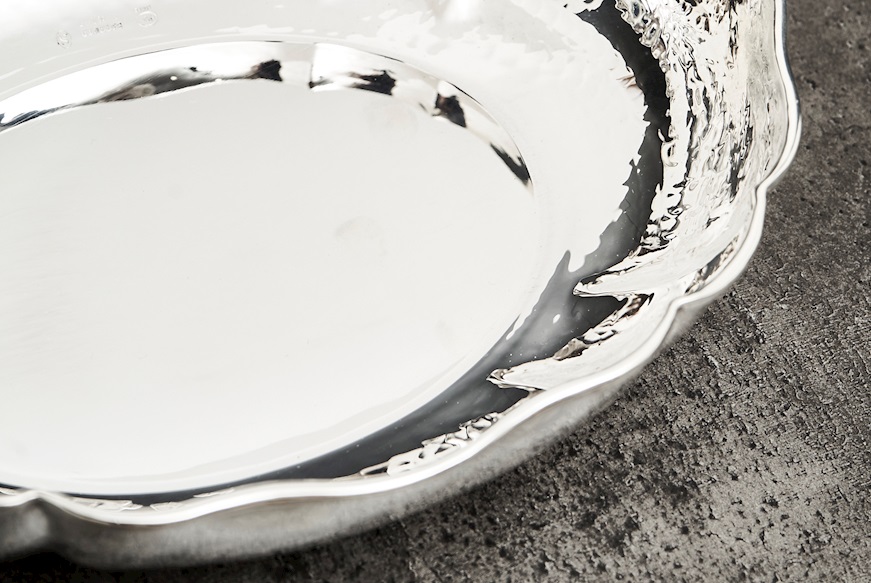 Oval bowl silver 285 grammi Zanolli Vintage