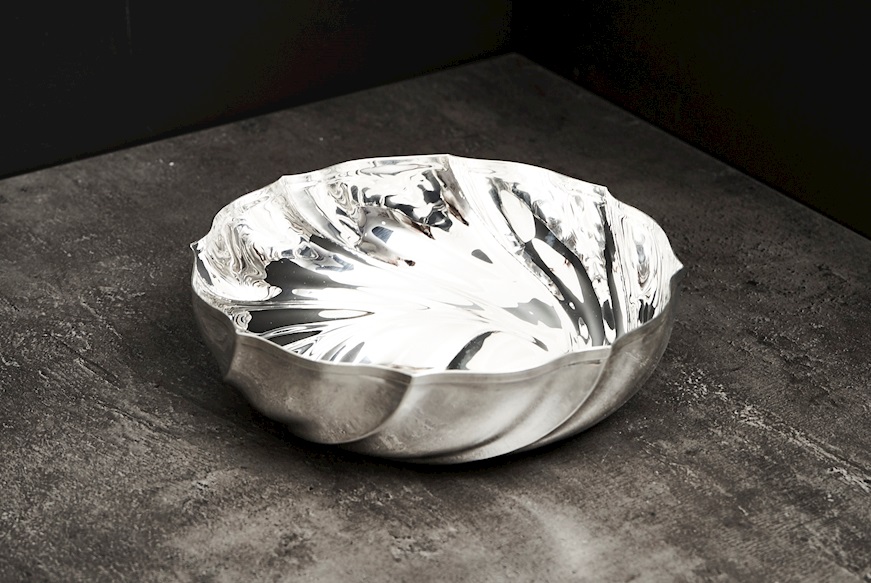 Round bowl silver 183 grammi Zanolli Vintage