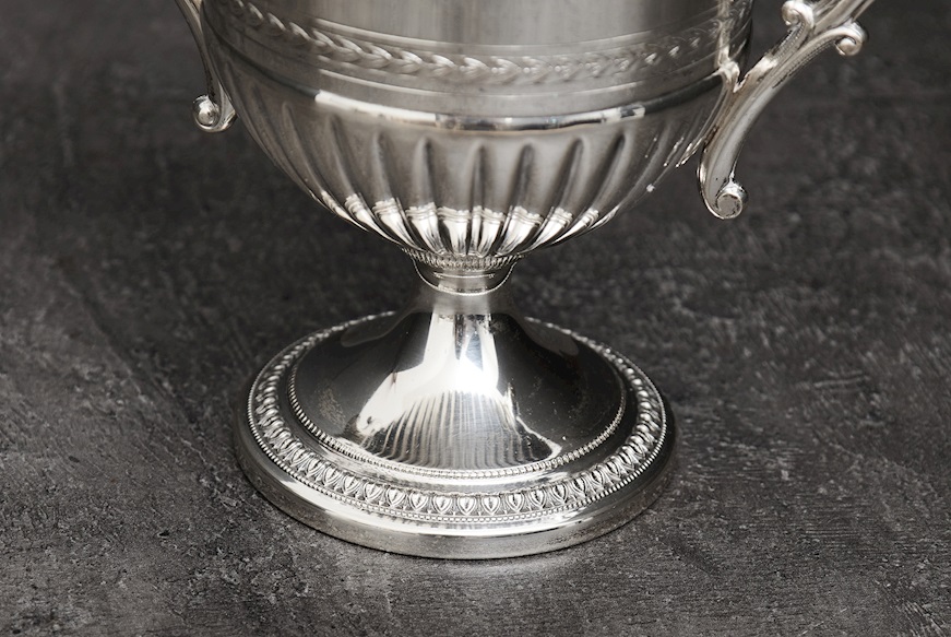 Sugar bowl silver 397 grammi in Empire style Zanolli Vintage