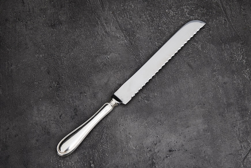 Coltello panettone argento 50 grammi in stile Inglese usato ricondizionato Zanolli Vintage