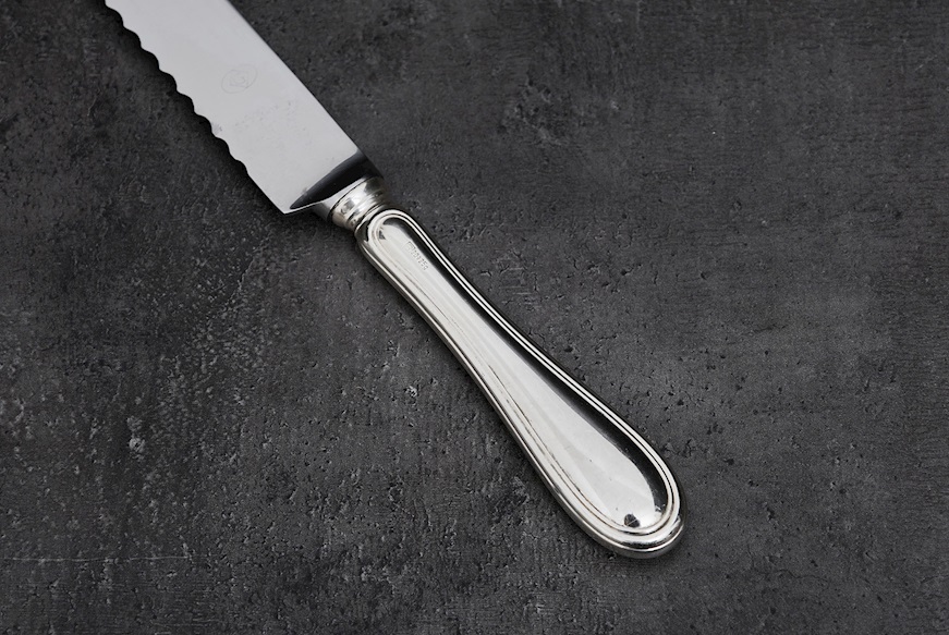 Coltello panettone argento 50 grammi in stile Inglese usato ricondizionato Zanolli Vintage