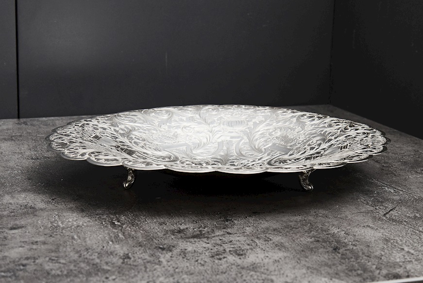 Round bowl silver 624 grammi Zanolli Vintage