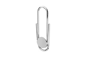 Fermasoldi Ideale argento con tondo Selezione Zanolli
