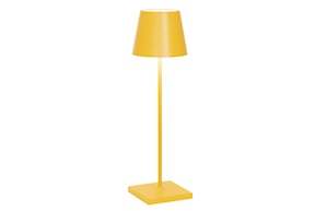 Lampada da tavolo Poldina Pro Ocra Zafferano