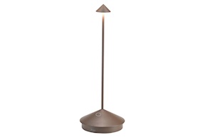 Lampada da tavolo Pina Corten Zafferano