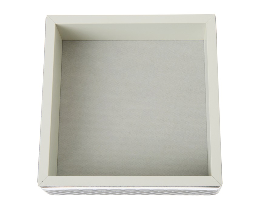 Svuotatasche Pigna tortora e argento Selezione Zanolli