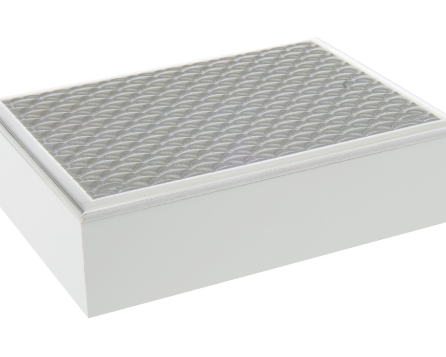 Scatola Pigna tortora e argento Selezione Zanolli