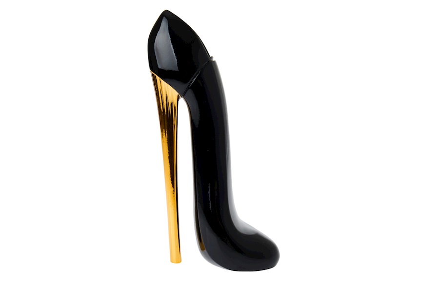 Vaso scarpa Glam nero con tacco oro Selezione Zanolli