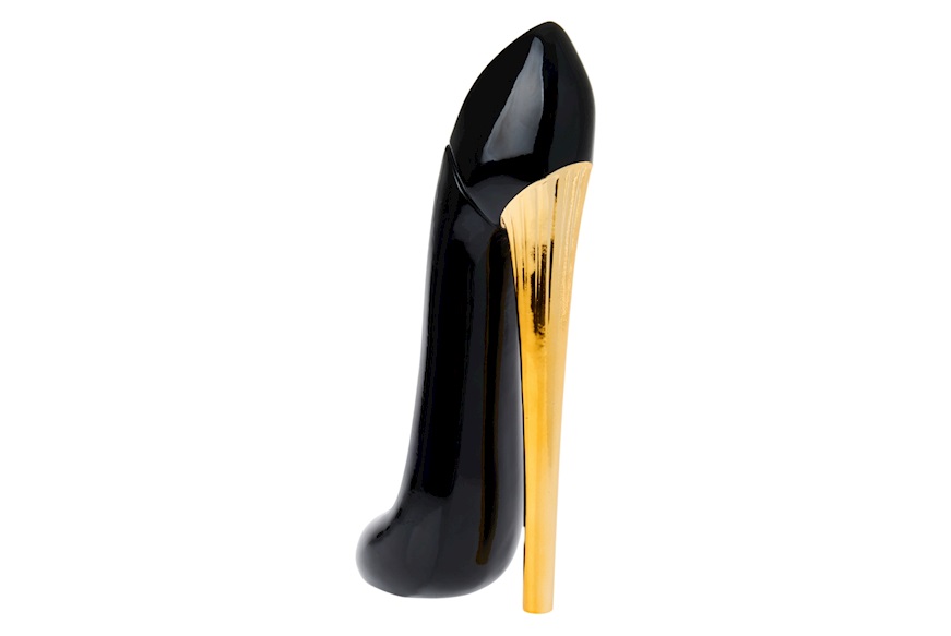 Vaso scarpa Glam nero con tacco oro Selezione Zanolli