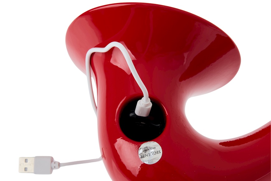 Amplificatore Bluetooth Pop Korn rosso argento Selezione Zanolli