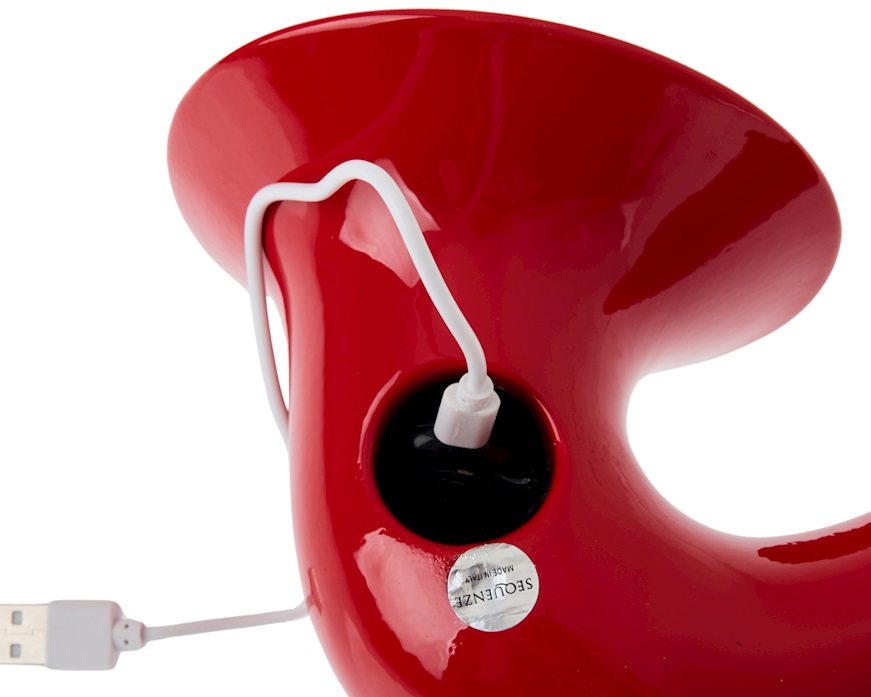 Amplificatore bluetooth Pop Korn rosso argento Selezione Zanolli