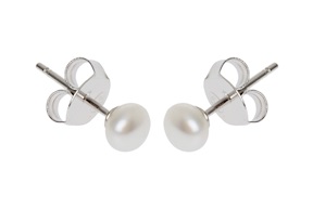 Orecchini argento con perle fresh water Selezione Zanolli