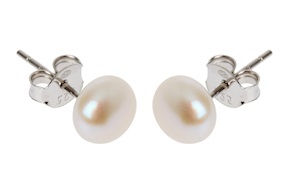 Orecchini argento con perle fresh water Selezione Zanolli