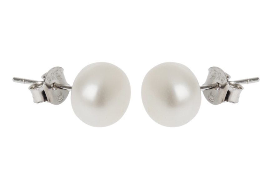 Orecchini argento con perle fresh water Selezione Zanolli