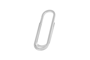 Fermasoldi Ideale argento a filo quadro Selezione Zanolli