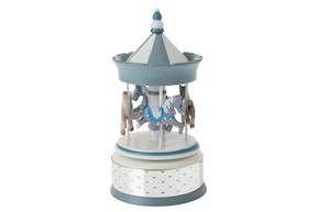 Carillon Giostra di Cavalli celeste Selezione Zanolli