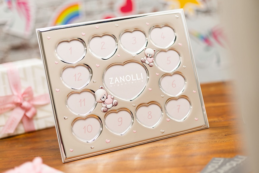 Cornice Nascita rosa Selezione Zanolli