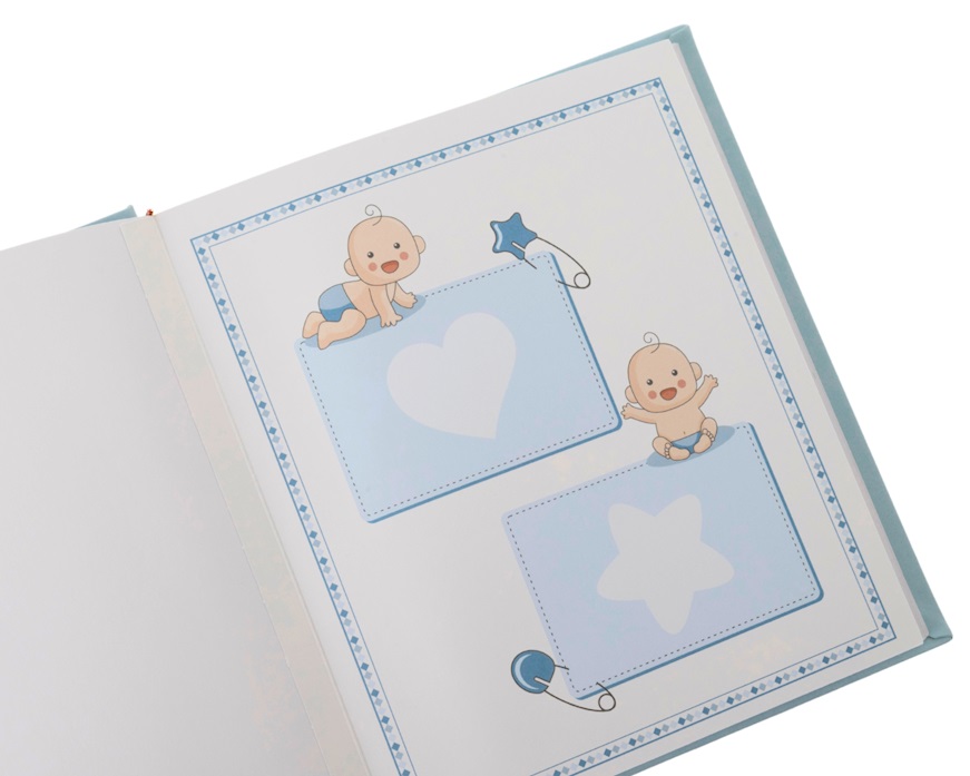 Photo album Teddy Bear with Heart blue Selezione Zanolli