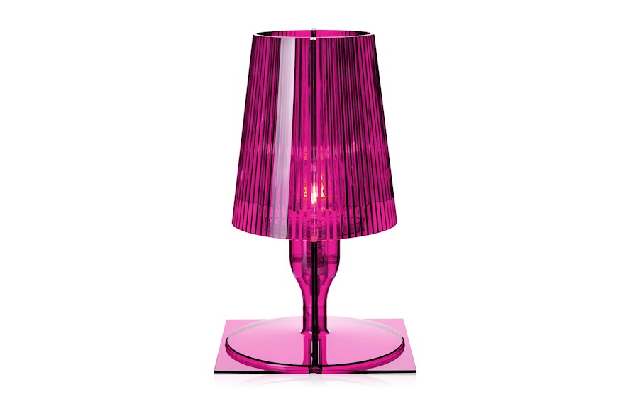 Lampada da tavolo Take rosa Kartell