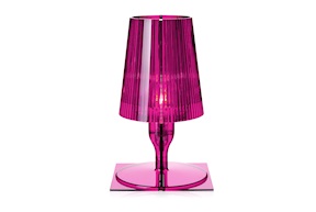 Lampada da tavolo Take rosa Kartell