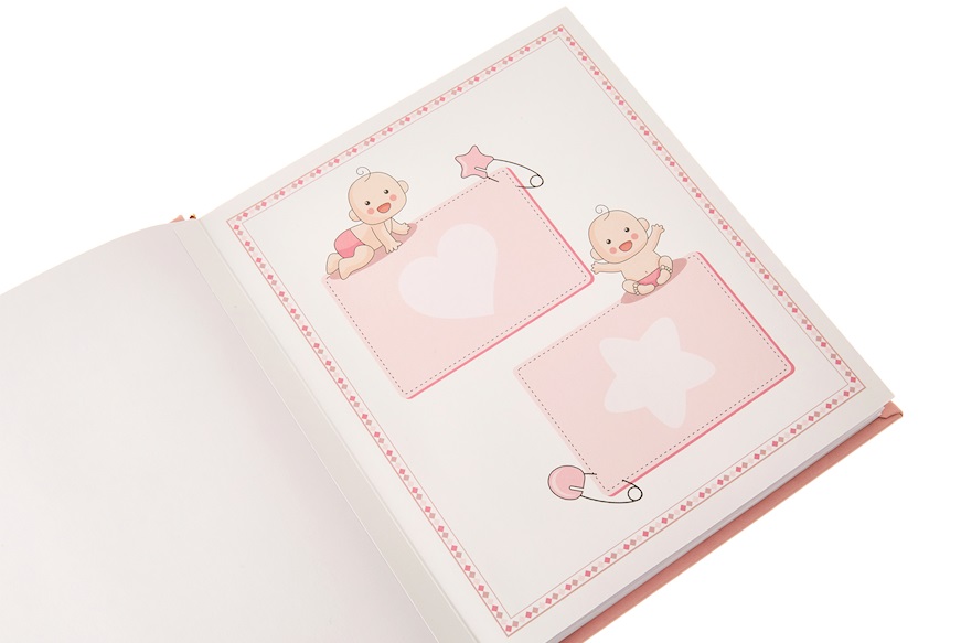 Album Orsetti con Cuore argento pvd rosa Selezione Zanolli