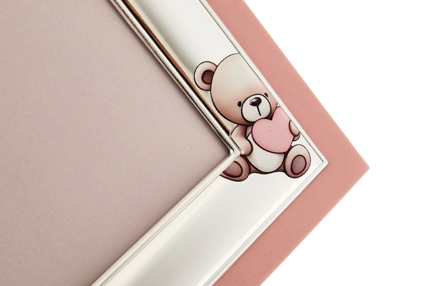 Album Orsetti con Cuore argento pvd rosa Selezione Zanolli