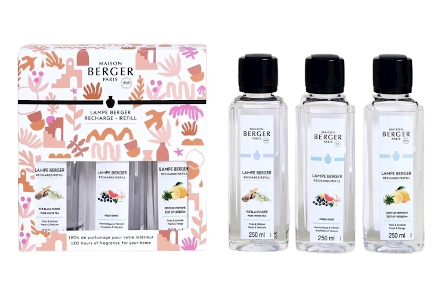 Trio Pack Estival 3 refills of 250 ml Maison Berger Paris